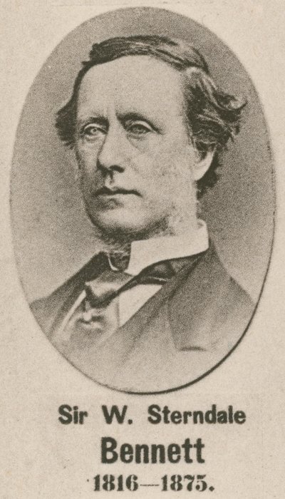 Sir William Sterndale Bennett (gravyr) av English School