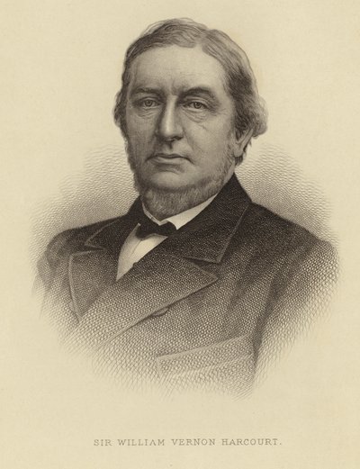 Sir William Vernon Harcourt av English School