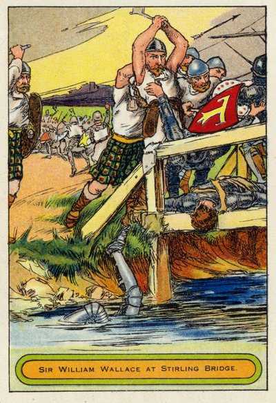Sir William Wallace vid Stirling Bridge av English School