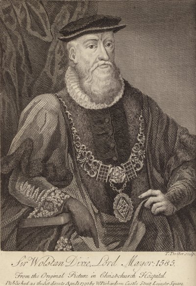 Sir Wolstan Dixie, borgmästare av English School