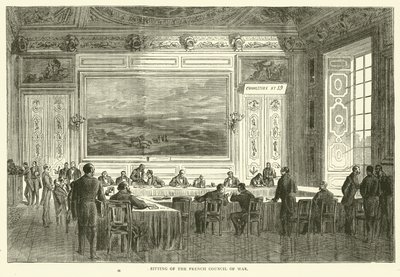 Sammanträde av det franska krigsrådet, januari 1871 av English School