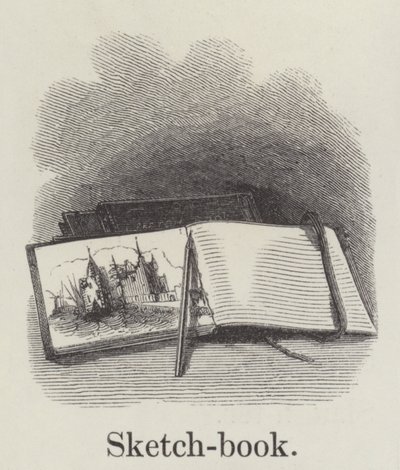 Skissbok (gravyr) av English School