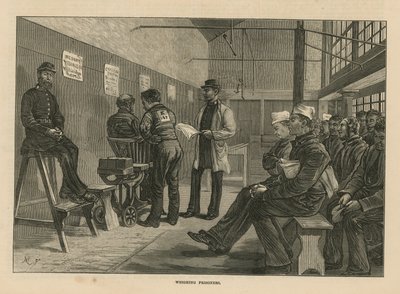 Skisser i Clerkenwell House of Correction av English School