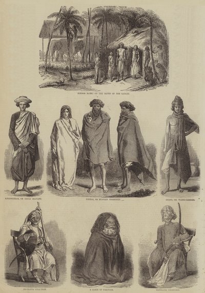 Skisser av Indien (gravyr) av English School