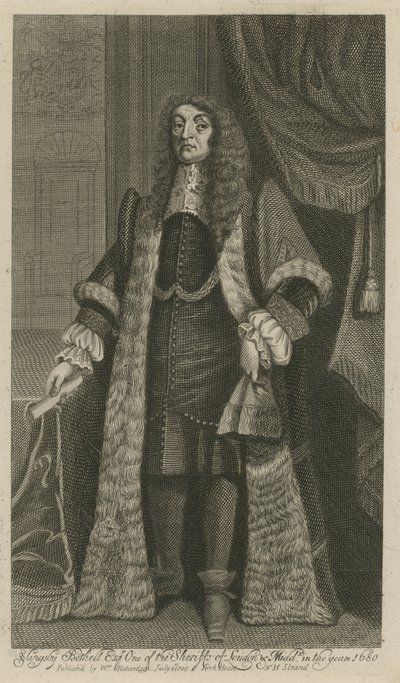 Slingsby Bethell, sheriff i London och Middlesex år 1680 av English School