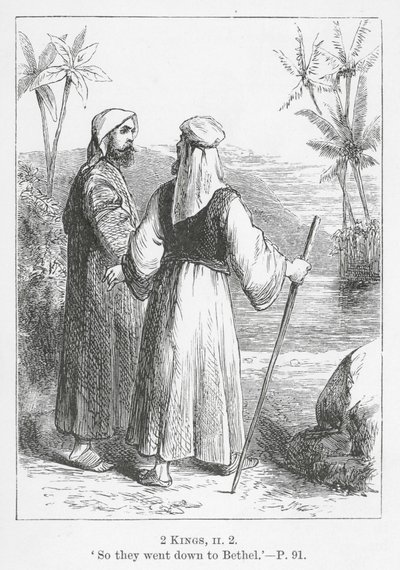 "Så gick de ner till Betel" (gravyr) av English School