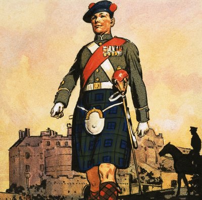Soldat från Black Watch av English School