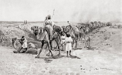 Salomo skickar gåvor till Hiram I, den feniciske kungen av Tyrus, från Hutchinson