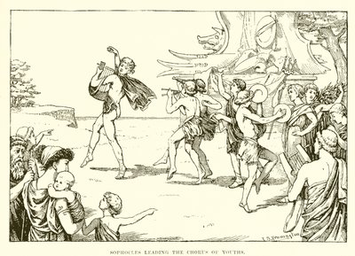 Sophokles führt den Chor der Jugend von English School