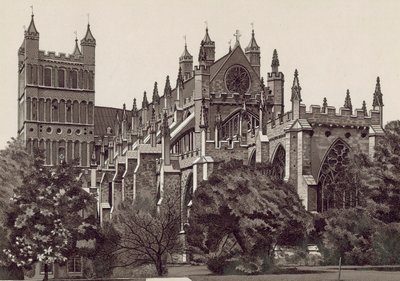 Sydost, Exeter Cathedral (litografi) av English School