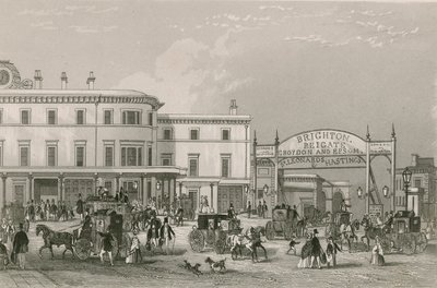 Sydöstra järnvägsstationen, London Bridge av English School