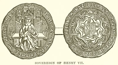 Suverän av Henrik VII av English School