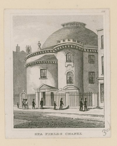 Spa Fields Chapel, Clerkenwell av English School