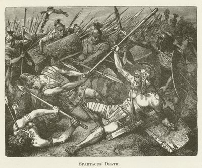 Spartacus död av English School