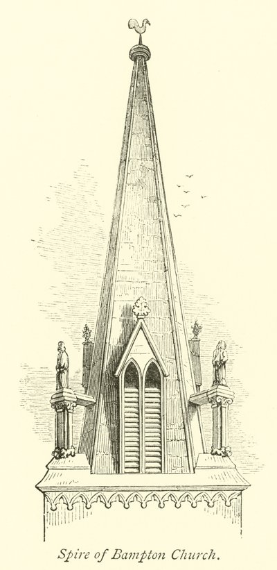 Spire of Bampton Church av English School
