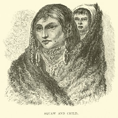 Squaw och barn av English School
