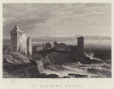 St Andrews Castle (gravyr) av English School