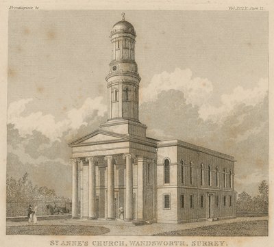 St Annes Church, Wandsworth, Surrey av English School