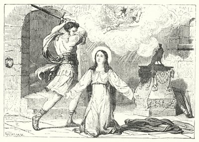 St Cecilia (gravyr) av English School