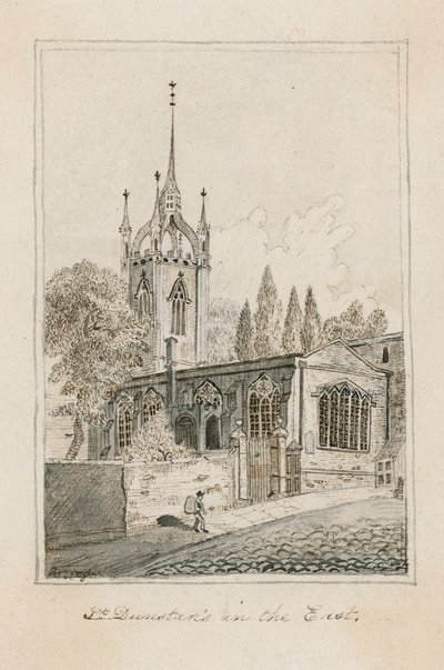 St Dunstans i öst, London av English School