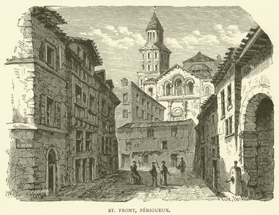 St Front, Perigueux (gravyr) av English School