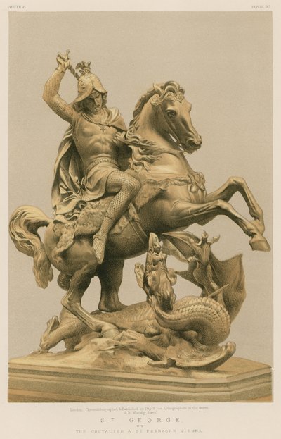 St George av The Chevalier A de Fernkorn, Wien av English School