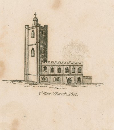 St Giles kyrka, 1631 av English School