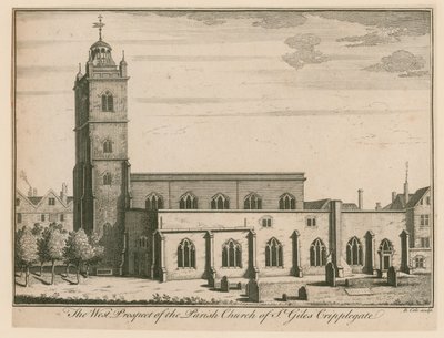 St Giles, Cripplegate, London av English School