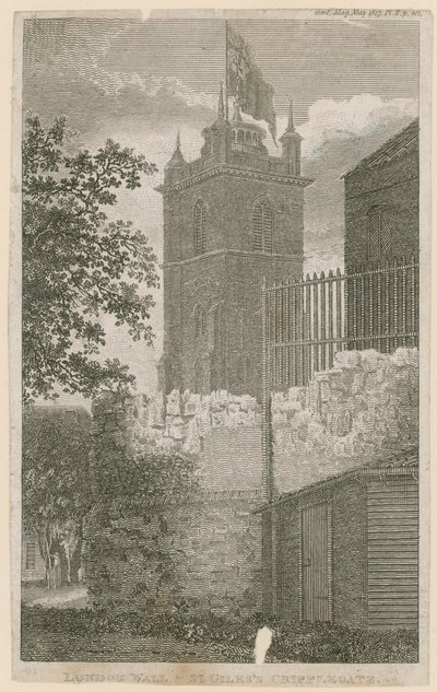 St Giles, Cripplegate, London av English School
