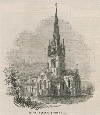 St Johns Church, Notting Hill, London av English School