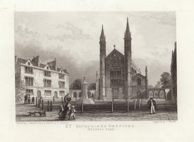 St Katherines sjukhus av English School
