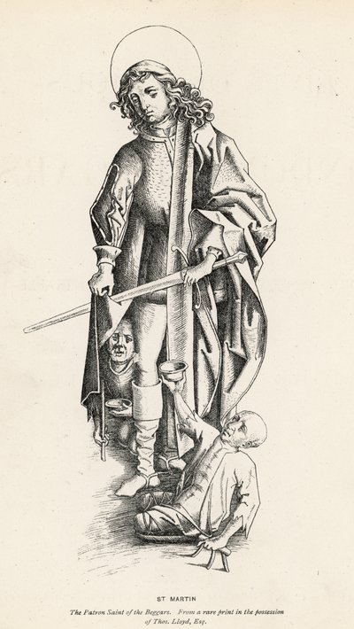 St Martin, tiggarnas skyddshelgon av English School