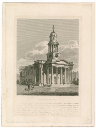 St Marylebone kyrka av English School
