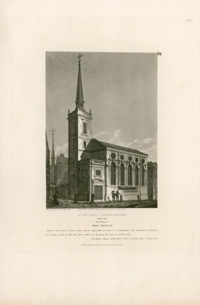 St Michael Queen-Hithe, förenad med den heliga treenighetsförsamlingen av English School