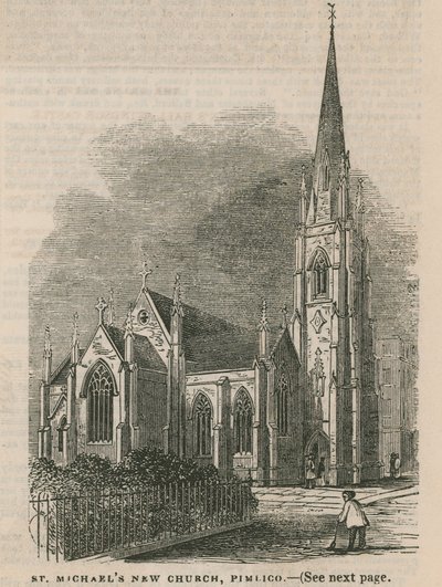 St Michaels nya kyrka i Pimlico av English School