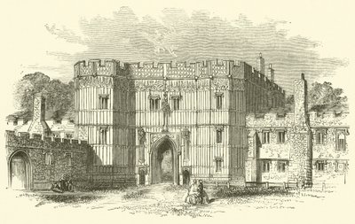 St Osyth Priory (gravyr) av English School