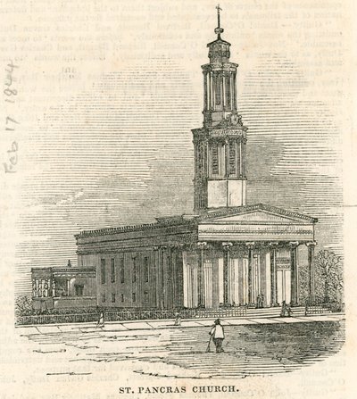 St Pancras Church, London av English School