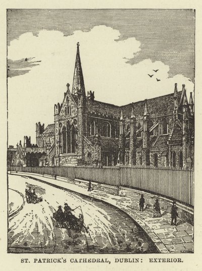 St Patricks Cathedral, Dublin, Exteriör av English School