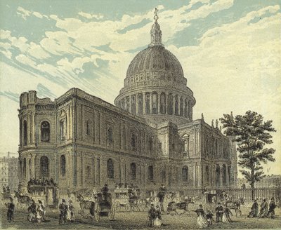 St Pauls Cathedral, North Eastern View av English School