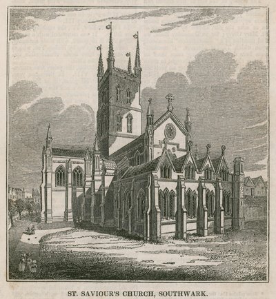 St Saviours Church, Southwark, Surrey av English School