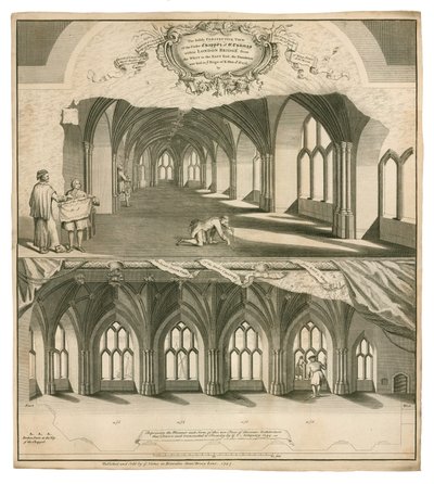 St Thomas Chapel på Old London Bridge av English School