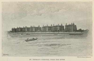 St Thomass Hospital, från floden av English School
