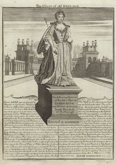 Staty av Anne, drottning av Storbritannien av English School