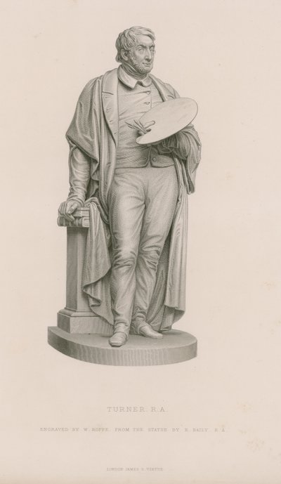 Staty av JMW Turner av English School