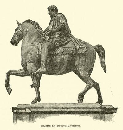 Staty av Marcus Aurelius av English School