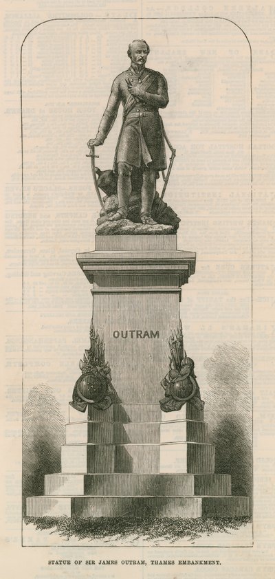 Statue von Sir James Outram von English School