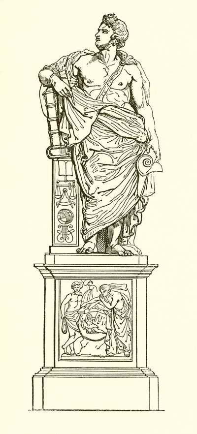 Staty av Sir William Jones av English School