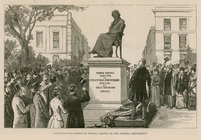 Staty av Thomas Carlyle av English School