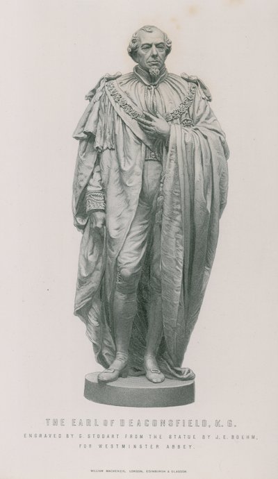 Staty av Earl of Beaconsfield av English School