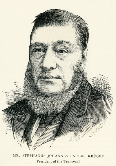 Stephanus Johannes Paulus Kruger (1825-1904) Illustration för The Graphic av English School